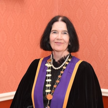 Headshot of Professor Cecily Kelleher, Dean of the Faculty of Public Health Medicine at RCPI